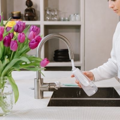 Wasstrip gaat in wasmachine