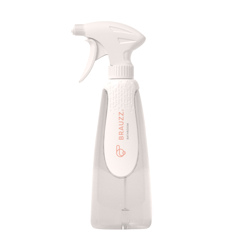 Herbruikbare Brauzz fles badkamerreiniger