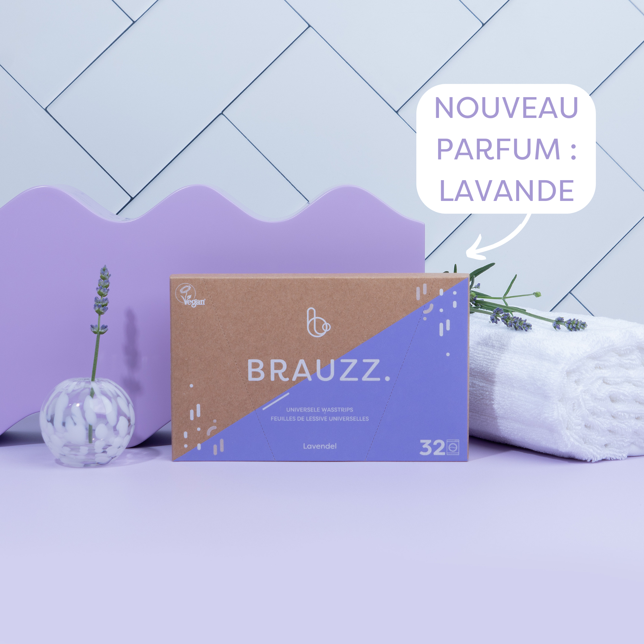 BRAUZZ Feuilles de Lessive - Sans Parfum, 32 pièces - Boutique en